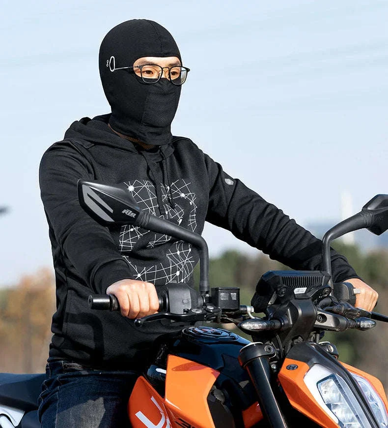 Thermal Cycling Cap Fleece Winter Headgear with Glasses Hole - Image 16