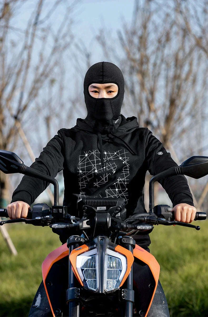 Thermal Cycling Cap Fleece Winter Headgear with Glasses Hole - Image 17