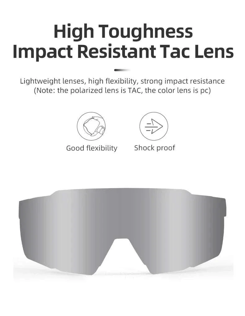 Photochromic Polarized Cycling Glasses UV400 TR90 Sports Eyewear - Image 10