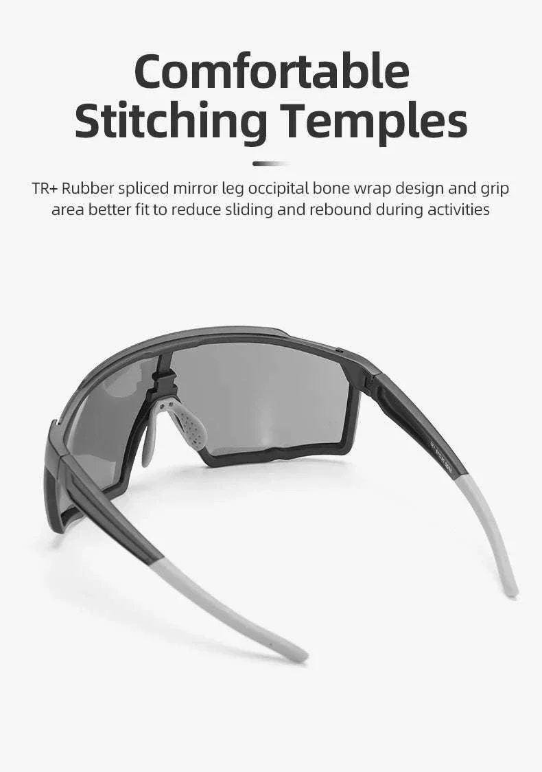 Photochromic Polarized Cycling Glasses UV400 TR90 Sports Eyewear - Image 12