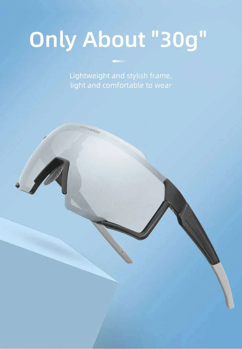 Photochromic Polarized Cycling Glasses UV400 TR90 Sports Eyewear - Image 17