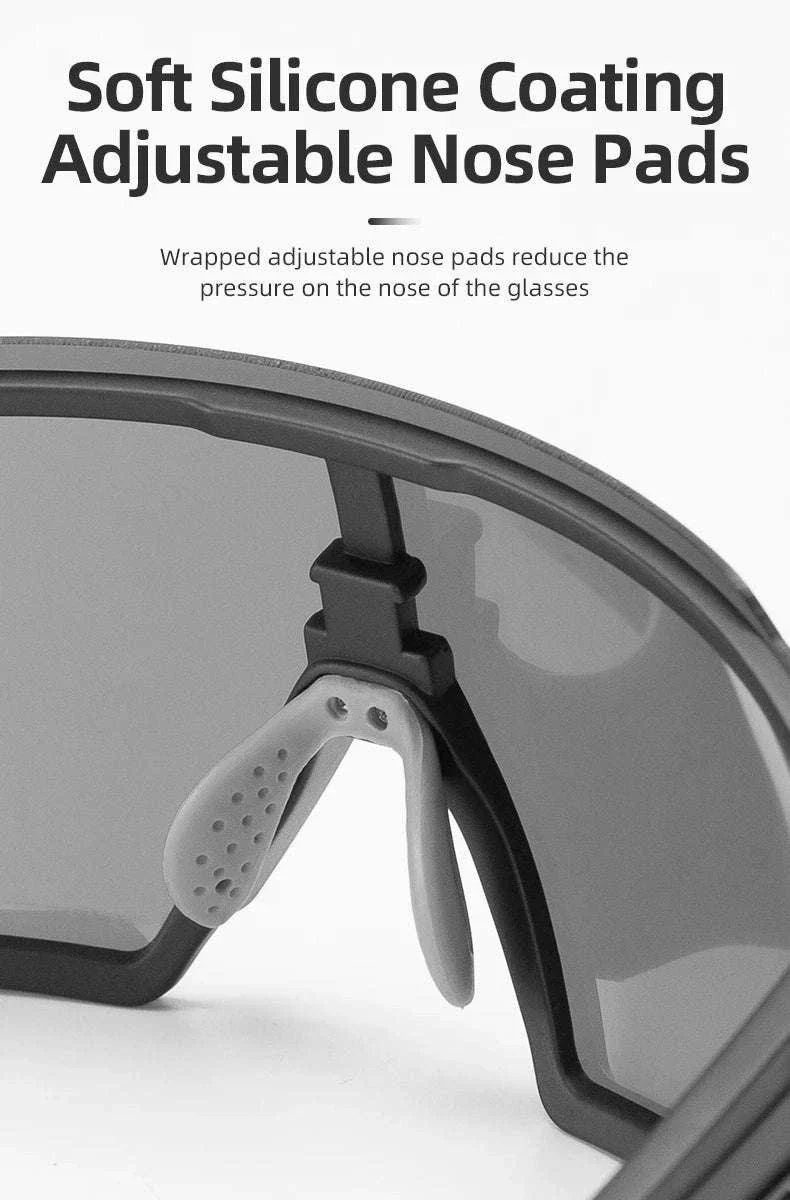 Photochromic Polarized Cycling Glasses UV400 TR90 Sports Eyewear - Image 19