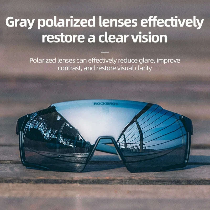 Photochromic Polarized Cycling Glasses UV400 TR90 Sports Eyewear - Image 2