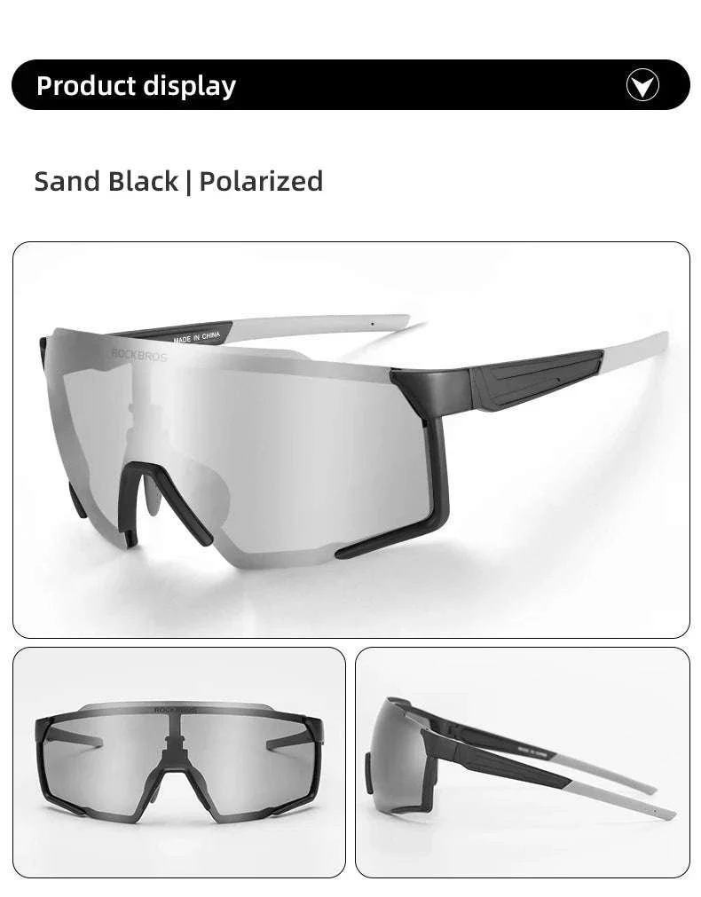 Photochromic Polarized Cycling Glasses UV400 TR90 Sports Eyewear - Image 20