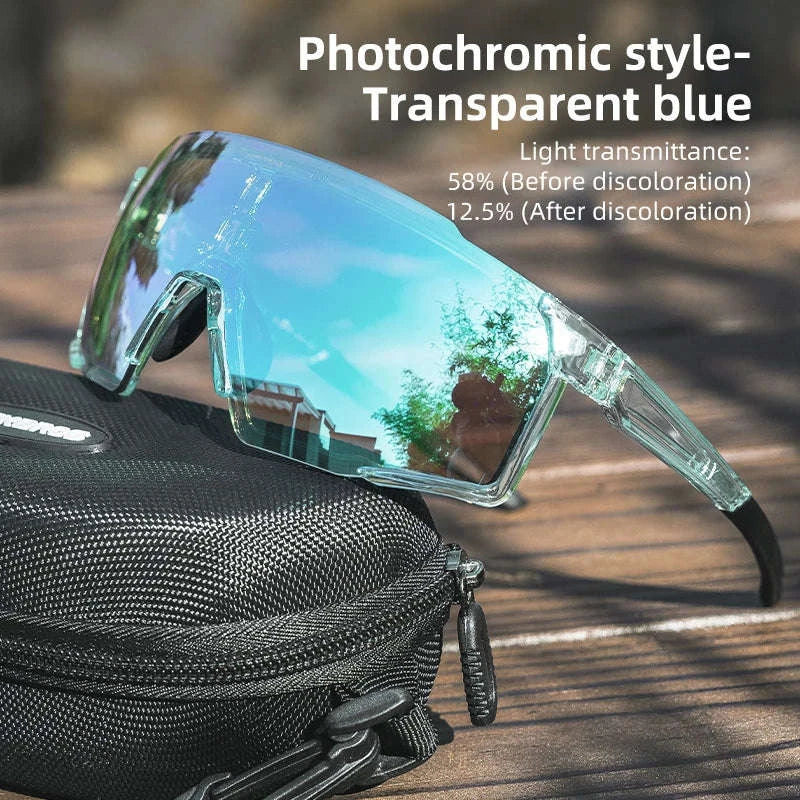 Photochromic Polarized Cycling Glasses UV400 TR90 Sports Eyewear - Image 22