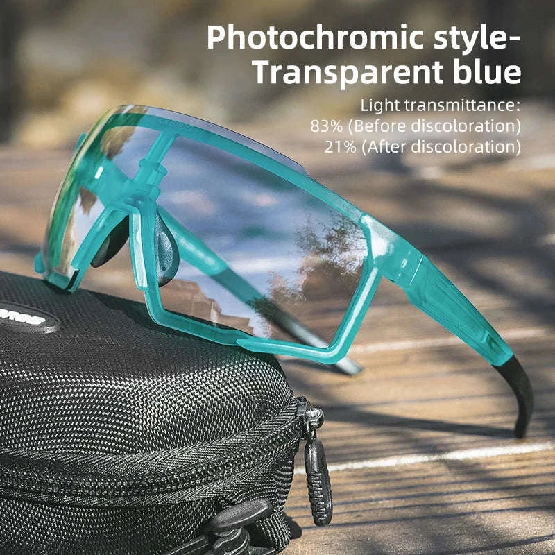 Photochromic Polarized Cycling Glasses UV400 TR90 Sports Eyewear - Image 23