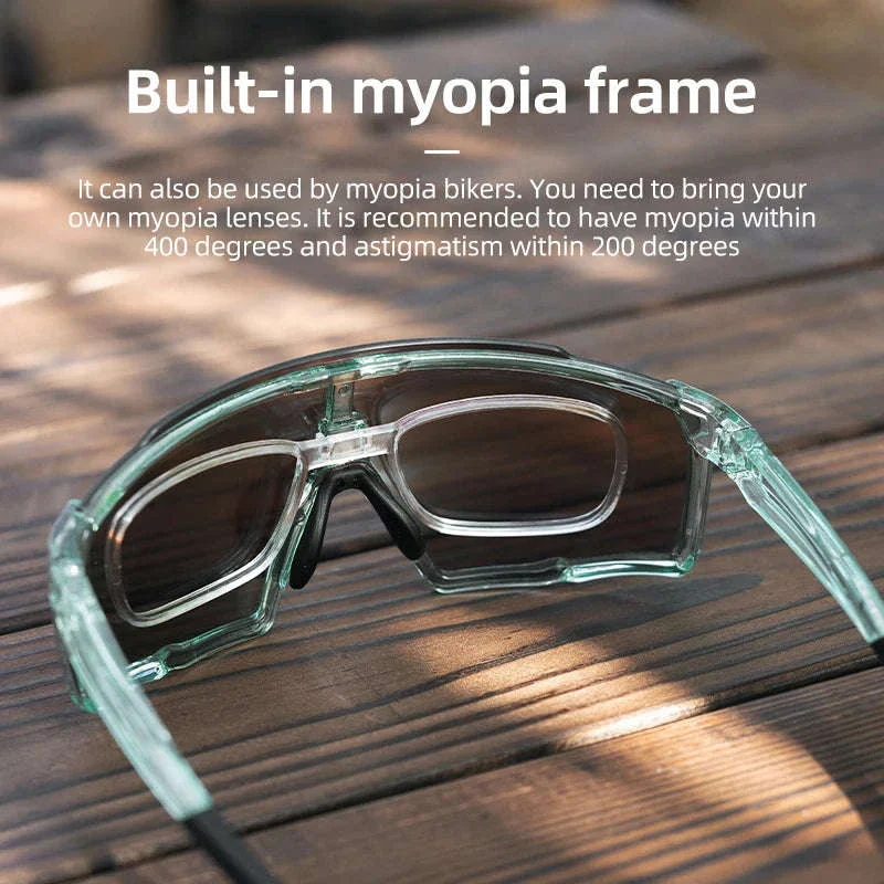 Photochromic Polarized Cycling Glasses UV400 TR90 Sports Eyewear - Image 3
