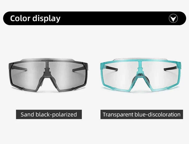 Photochromic Polarized Cycling Glasses UV400 TR90 Sports Eyewear - Image 9