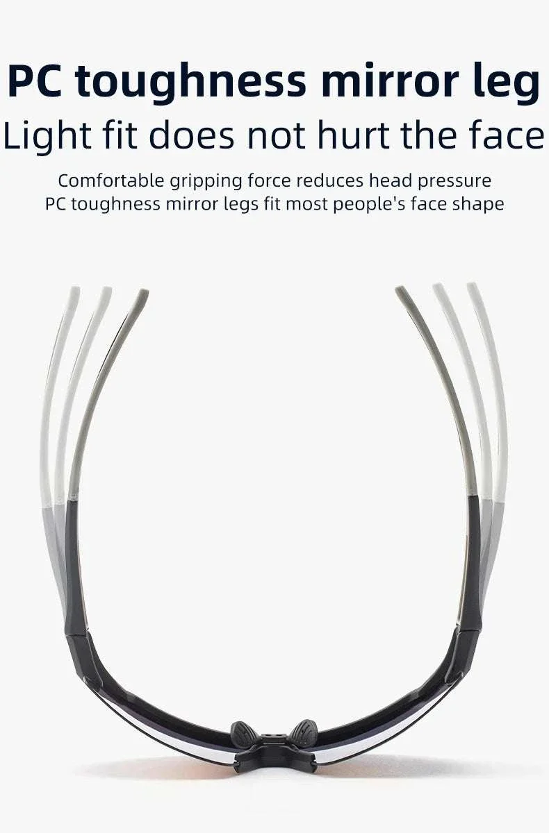 Polarized Photochromic Cycling Sunglasses UV400 TR90 Frame - Image 20