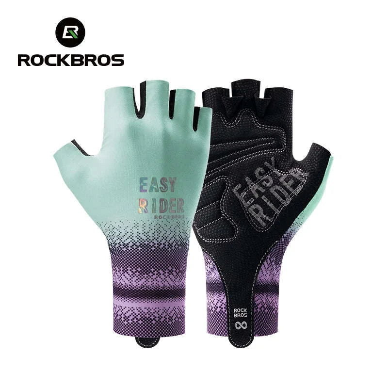 Half Finger Cycling Gloves for Women Shock Absorbing Breathable - Image 19