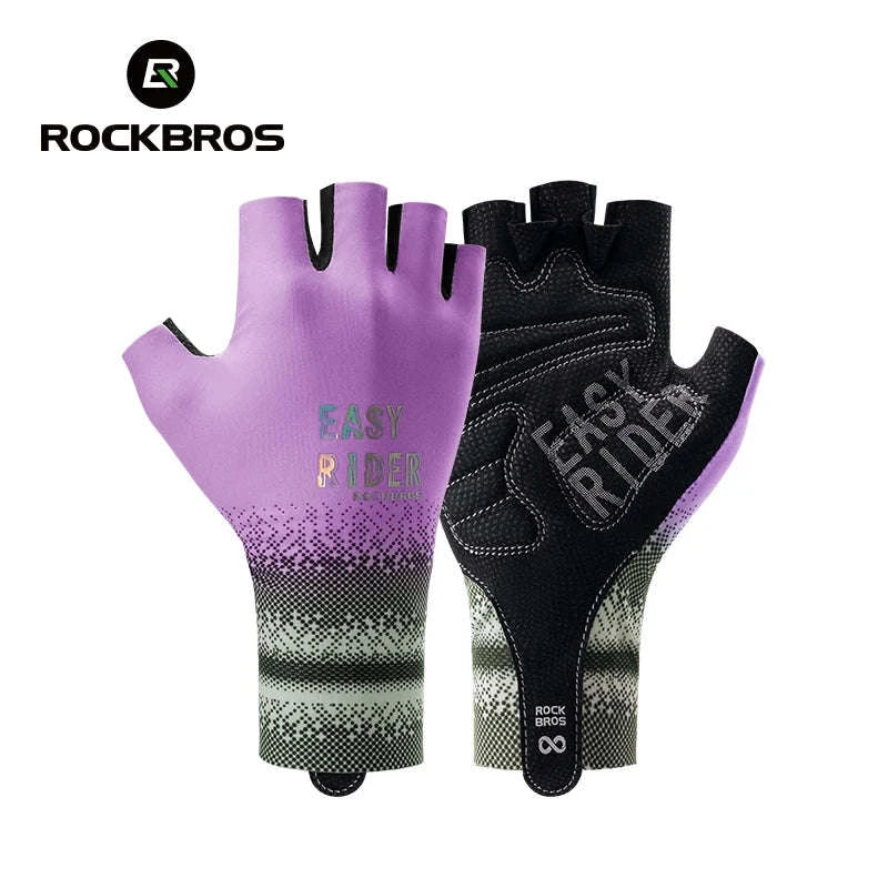 Half Finger Cycling Gloves for Women Shock Absorbing Breathable - Image 20