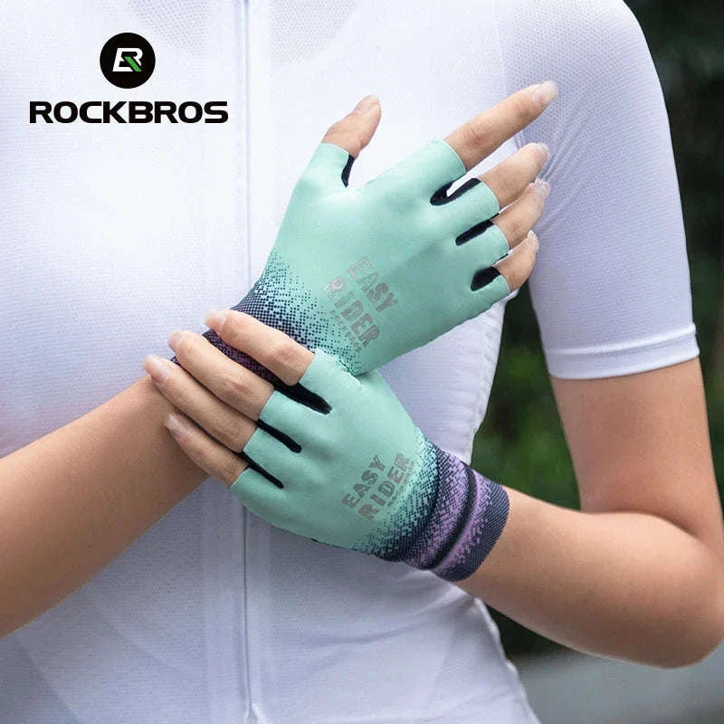 Half Finger Cycling Gloves for Women Shock Absorbing Breathable - Image 4