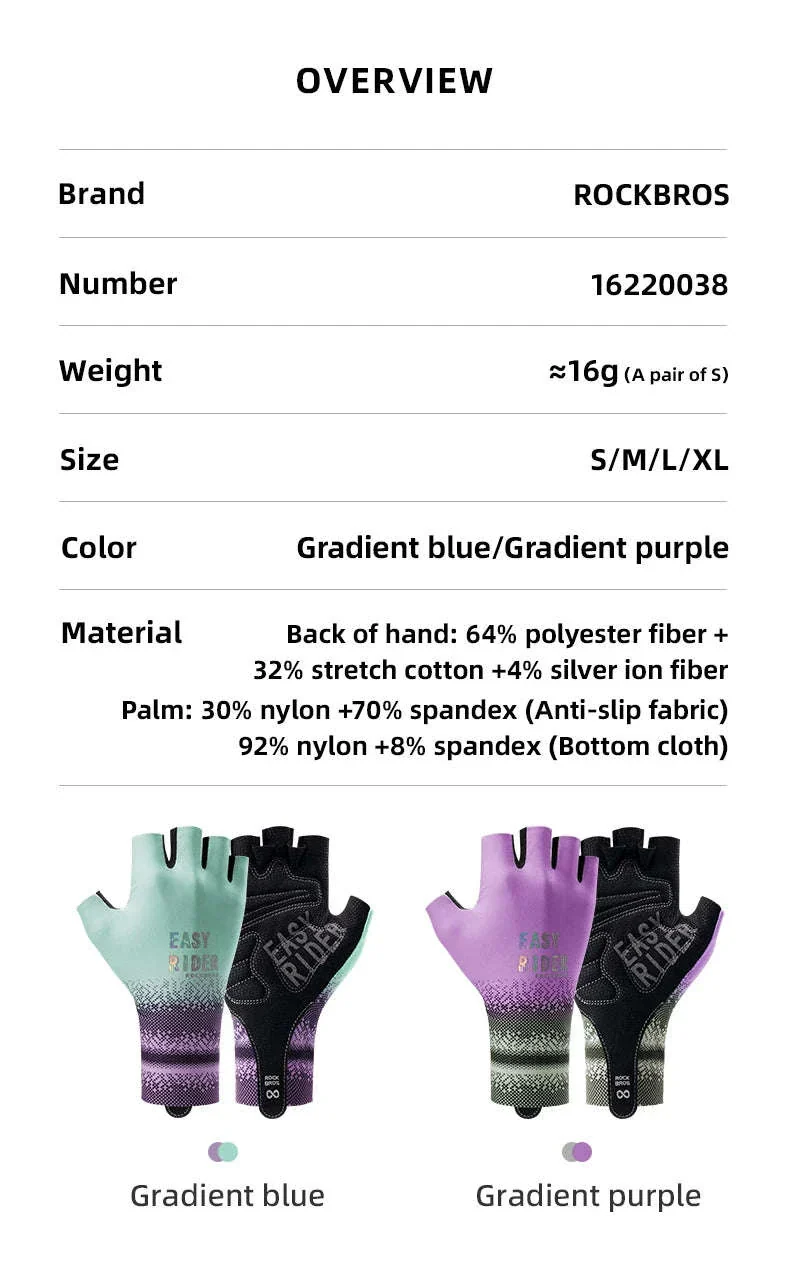 Half Finger Cycling Gloves for Women Shock Absorbing Breathable - Image 8