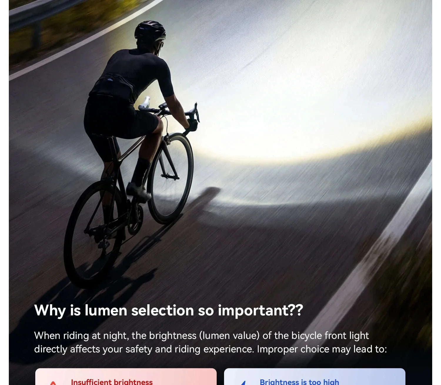 950LM USB Rechargeable Bike Headlight with IPX6 Waterproof - Image 13