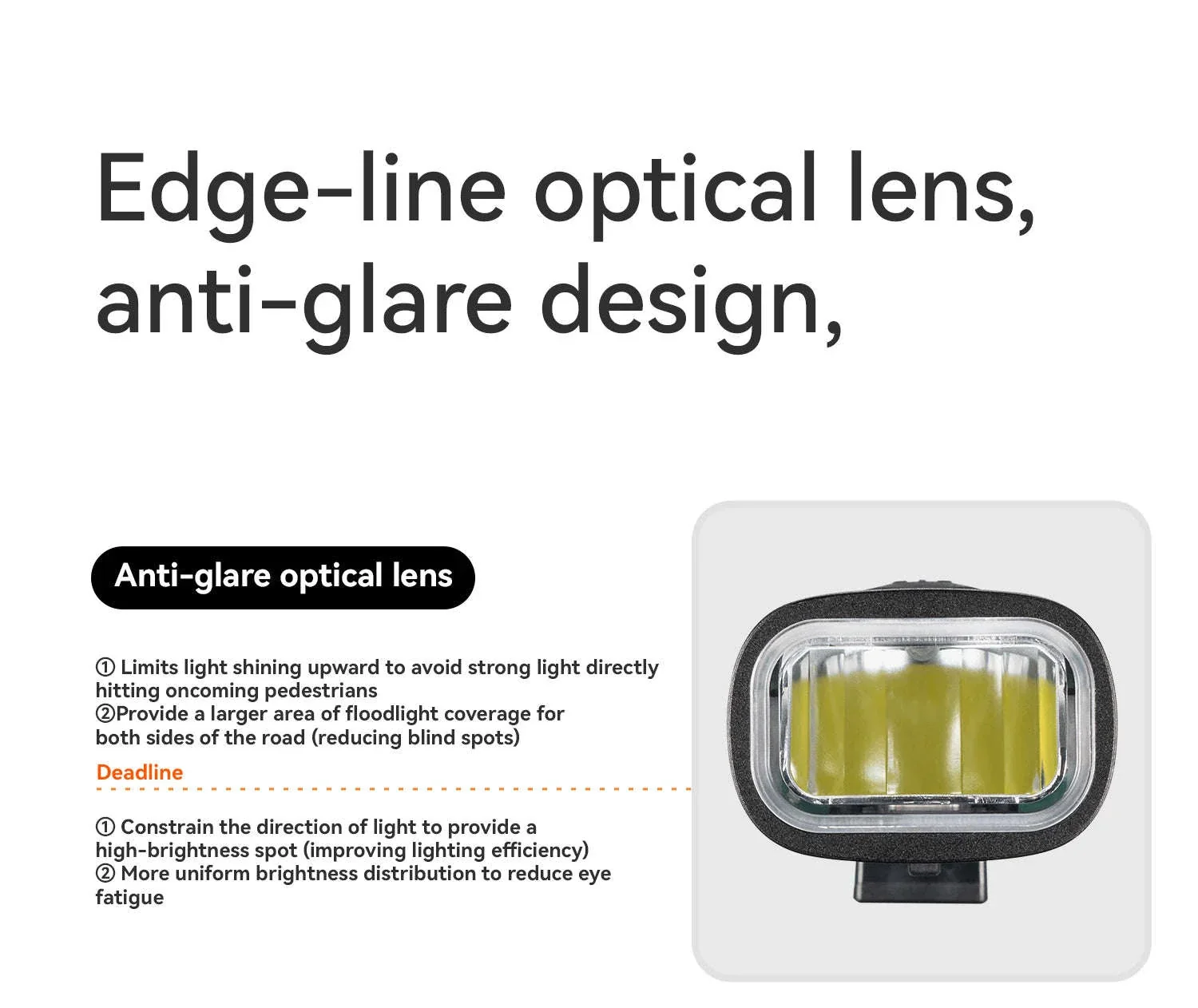 950LM USB Rechargeable Bike Headlight with IPX6 Waterproof - Image 15