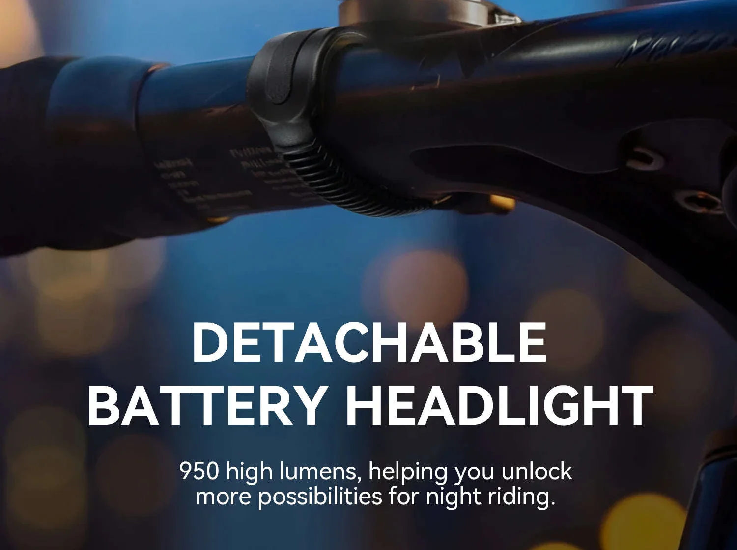 950LM USB Rechargeable Bike Headlight with IPX6 Waterproof - Image 8