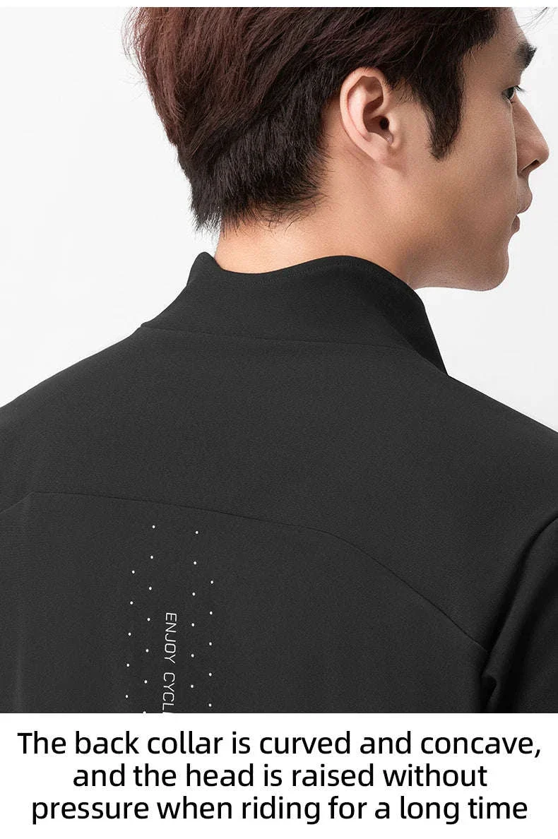 Men’s Thermal Cycling Jacket Windproof Fleece Bike Coat - Image 13