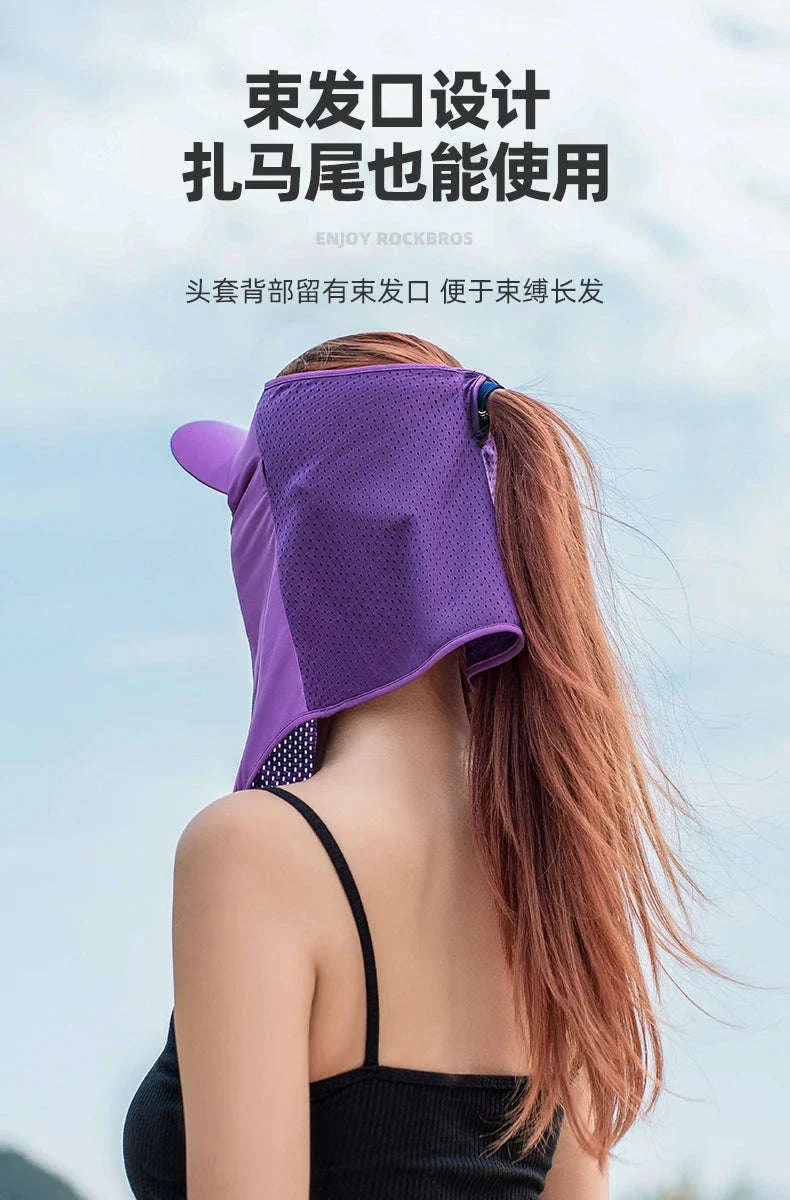 Breathable Cycling Face Mask with Brim for Summer Sun Protection - Image 16