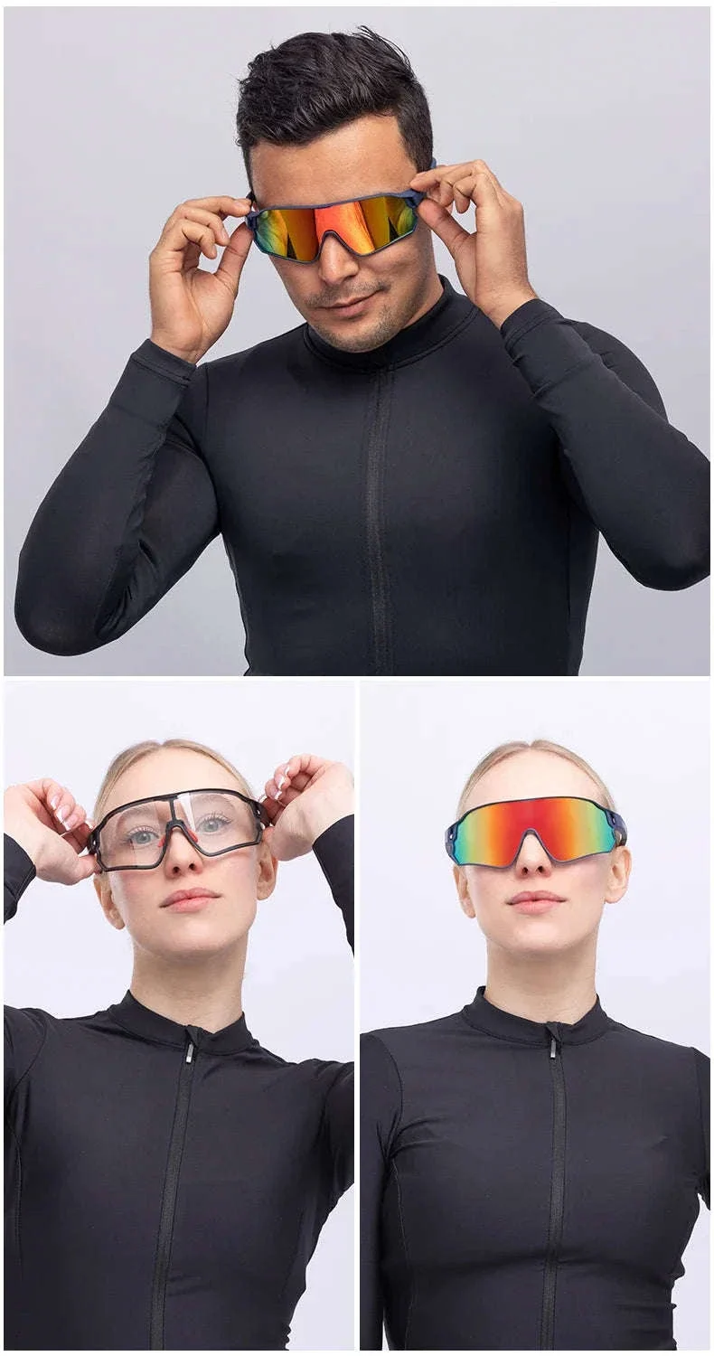 Polarized Cycling Sunglasses UV400 Lightweight Bike Glasses - Image 16