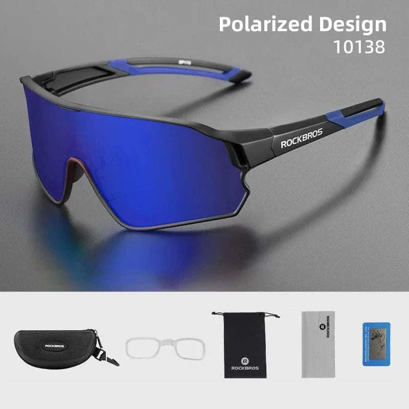 Polarized Cycling Sunglasses UV400 Lightweight Bike Glasses - Image 18