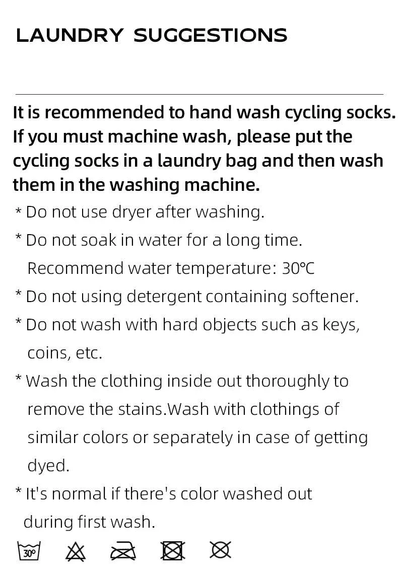 Breathable Cycling Socks High-Elastic Shock Absorbing 2 Pairs - Image 20