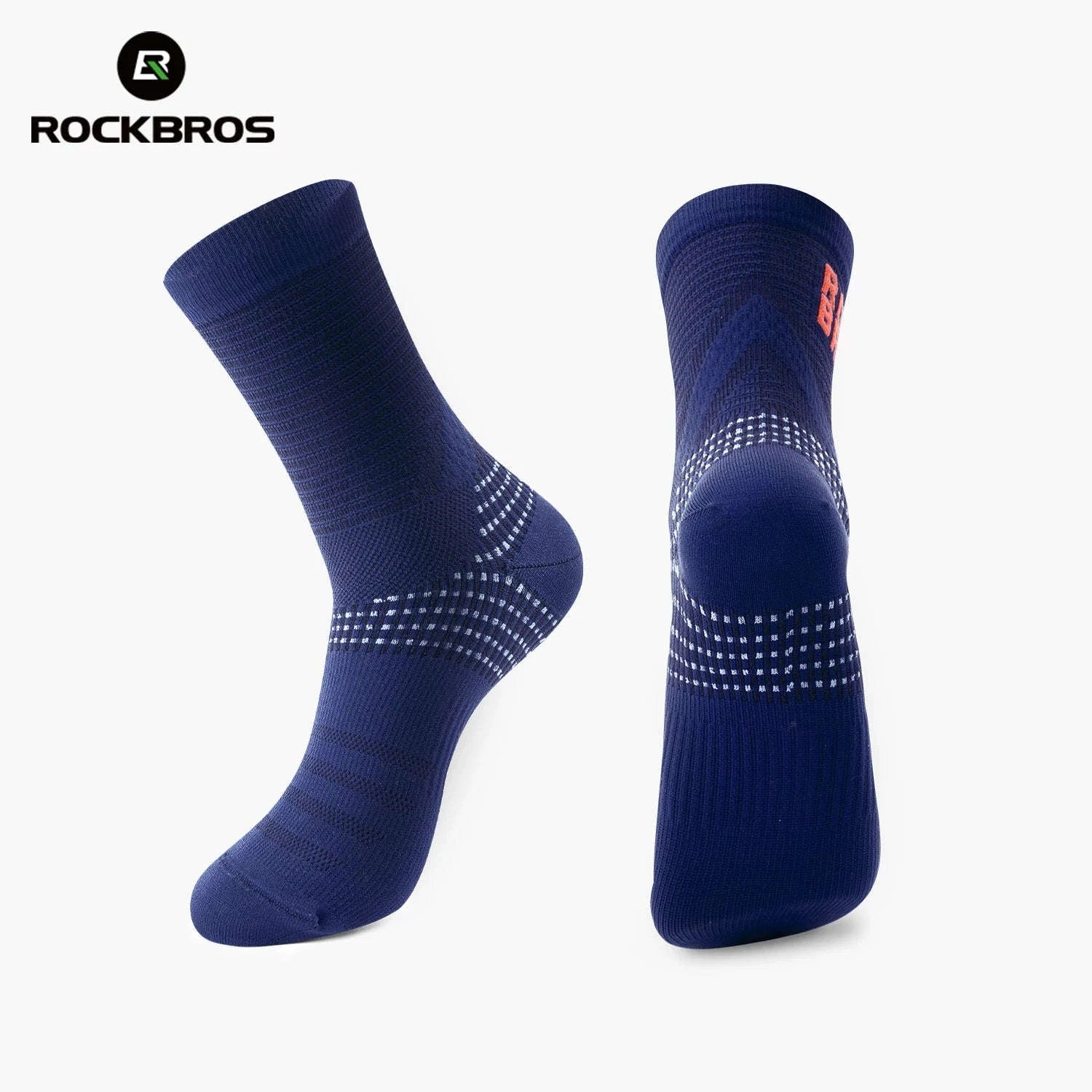 Cycling Socks Knee-High Breathable Stretch Sport Socks - Image 39