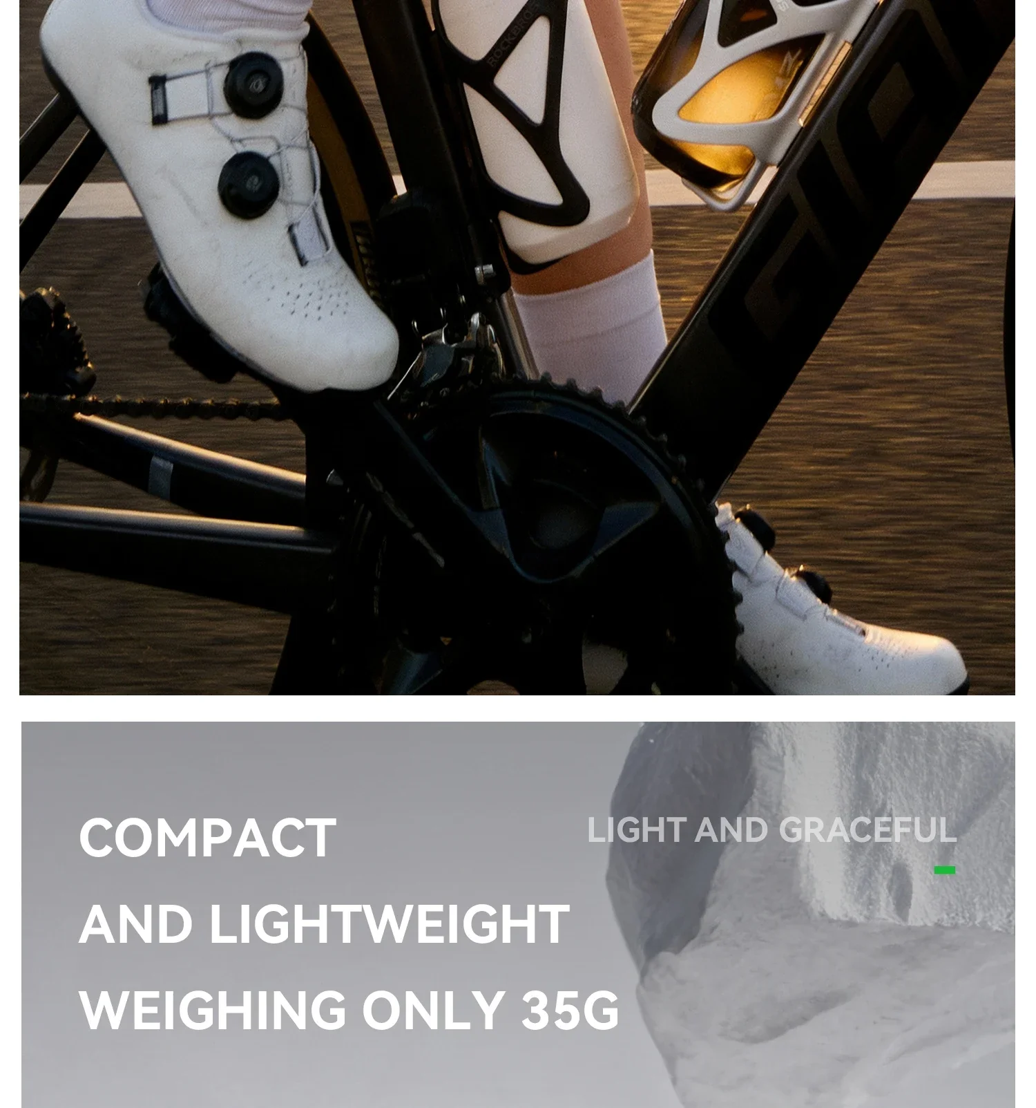 Cycling Water Bottle 0.6L with Bike Cage for Easy Hydration - Image 14