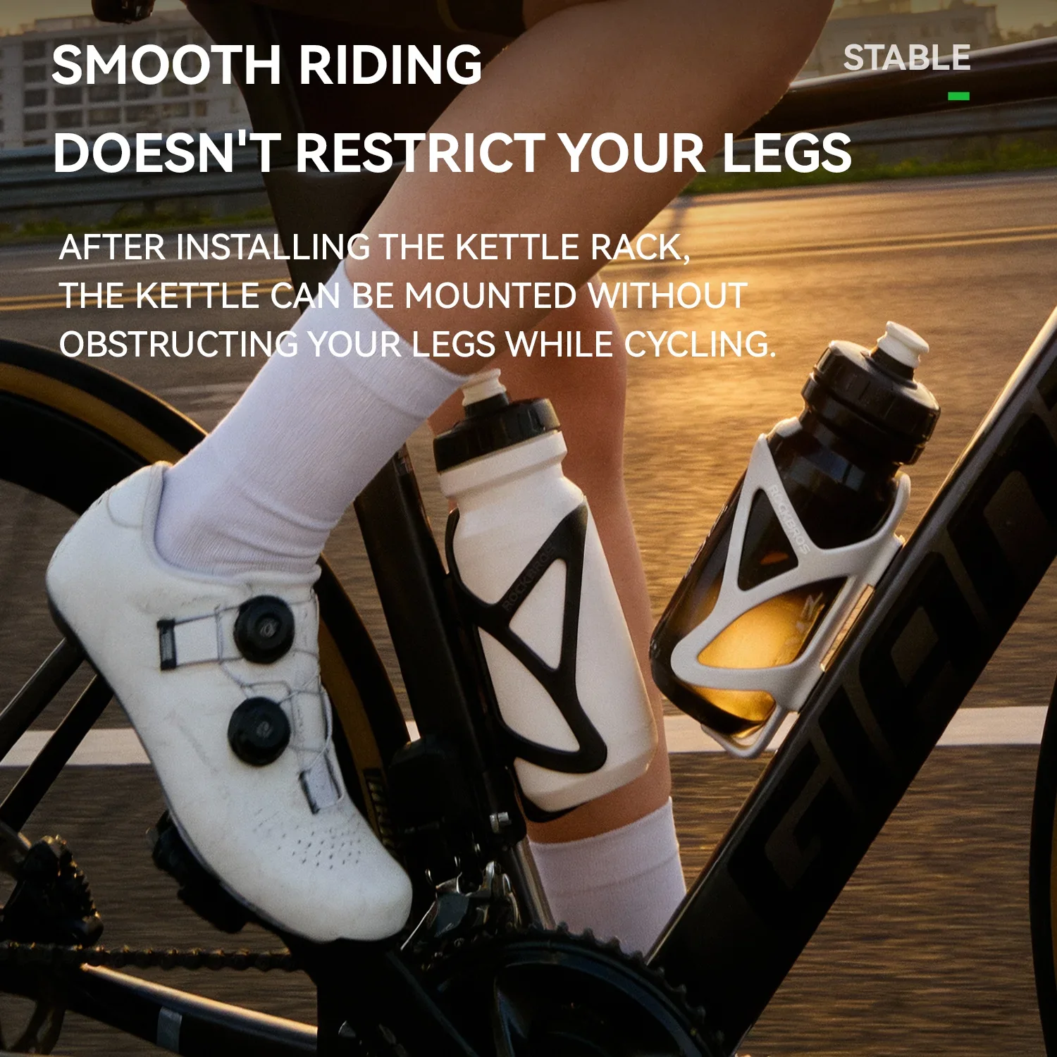 Cycling Water Bottle 0.6L with Bike Cage for Easy Hydration - Image 5