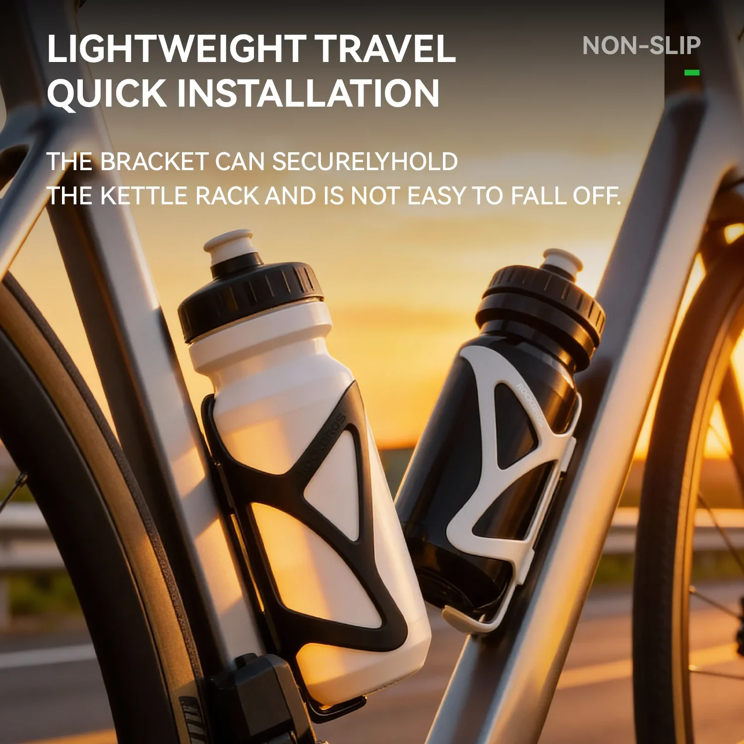 Cycling Water Bottle 0.6L with Bike Cage for Easy Hydration - Image 6