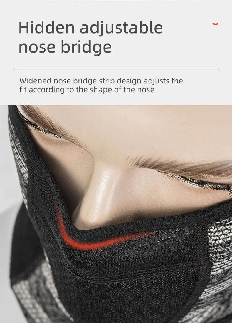 Winter Cycling Face Mask Windproof Fleece Thermal Bike Scarf - Image 15