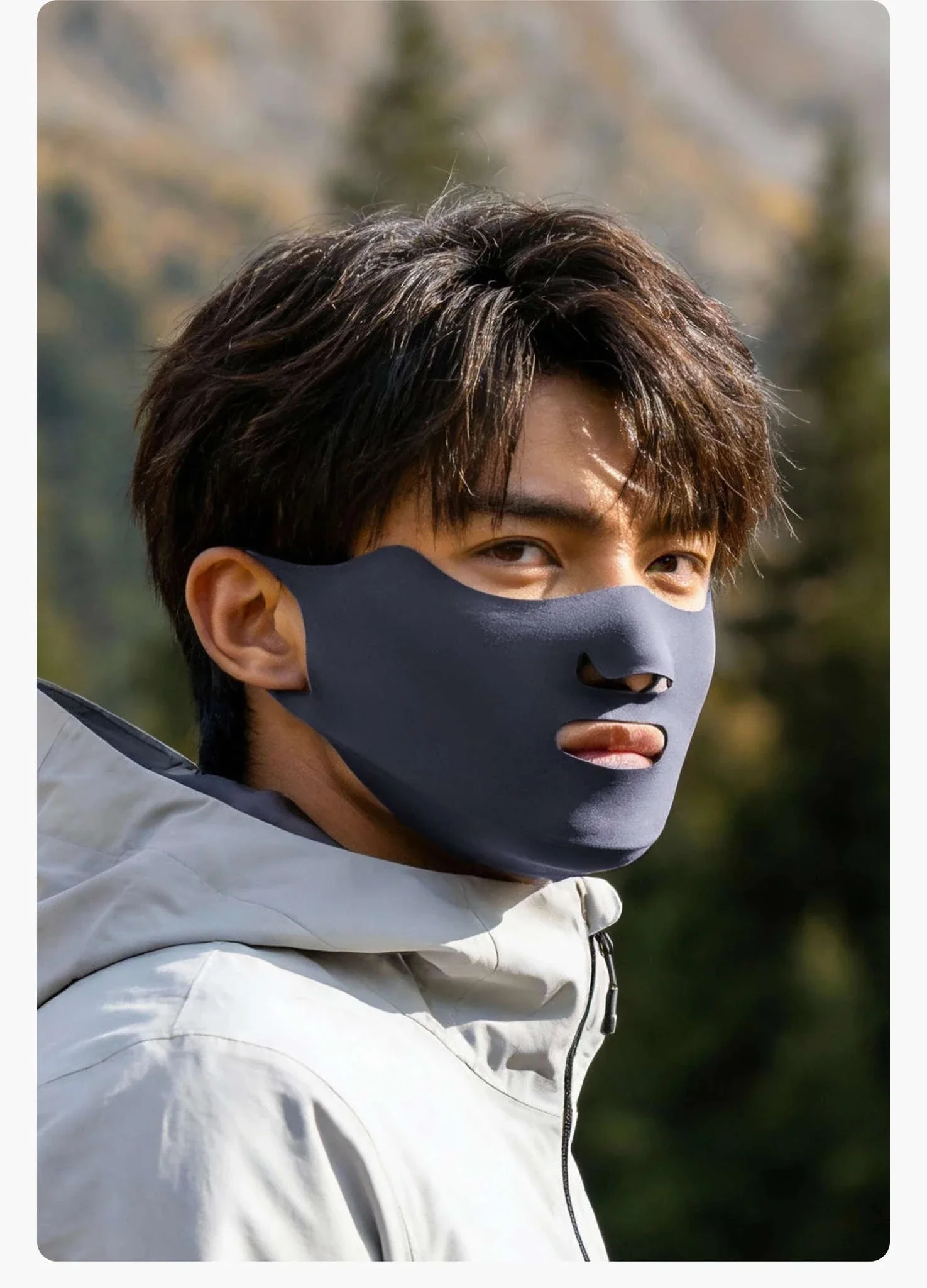 Cycling Face Mask with Fleece Inner Layer - Image 17