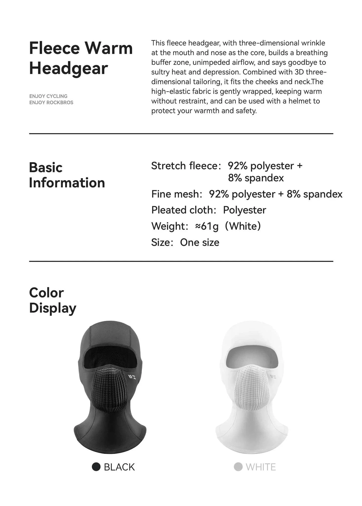 Winter Balaclava Face Mask Windproof Full Head Protection - Image 8