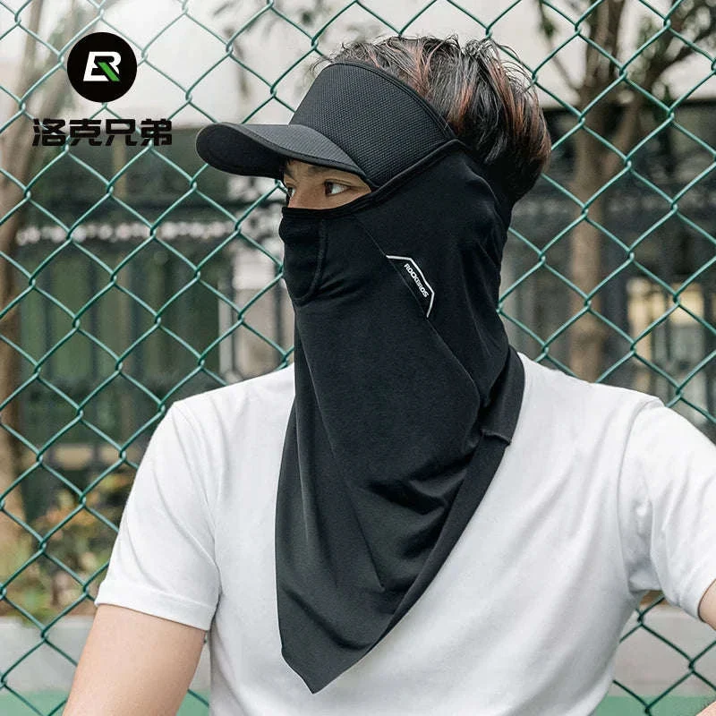 Breathable Ice Silk UV Face Scarf Mask for Sun Protection Outdoors