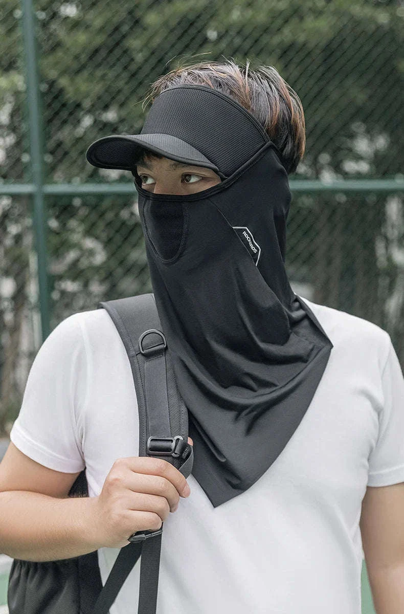 Breathable Ice Silk UV Face Scarf Mask for Sun Protection Outdoors - Image 11
