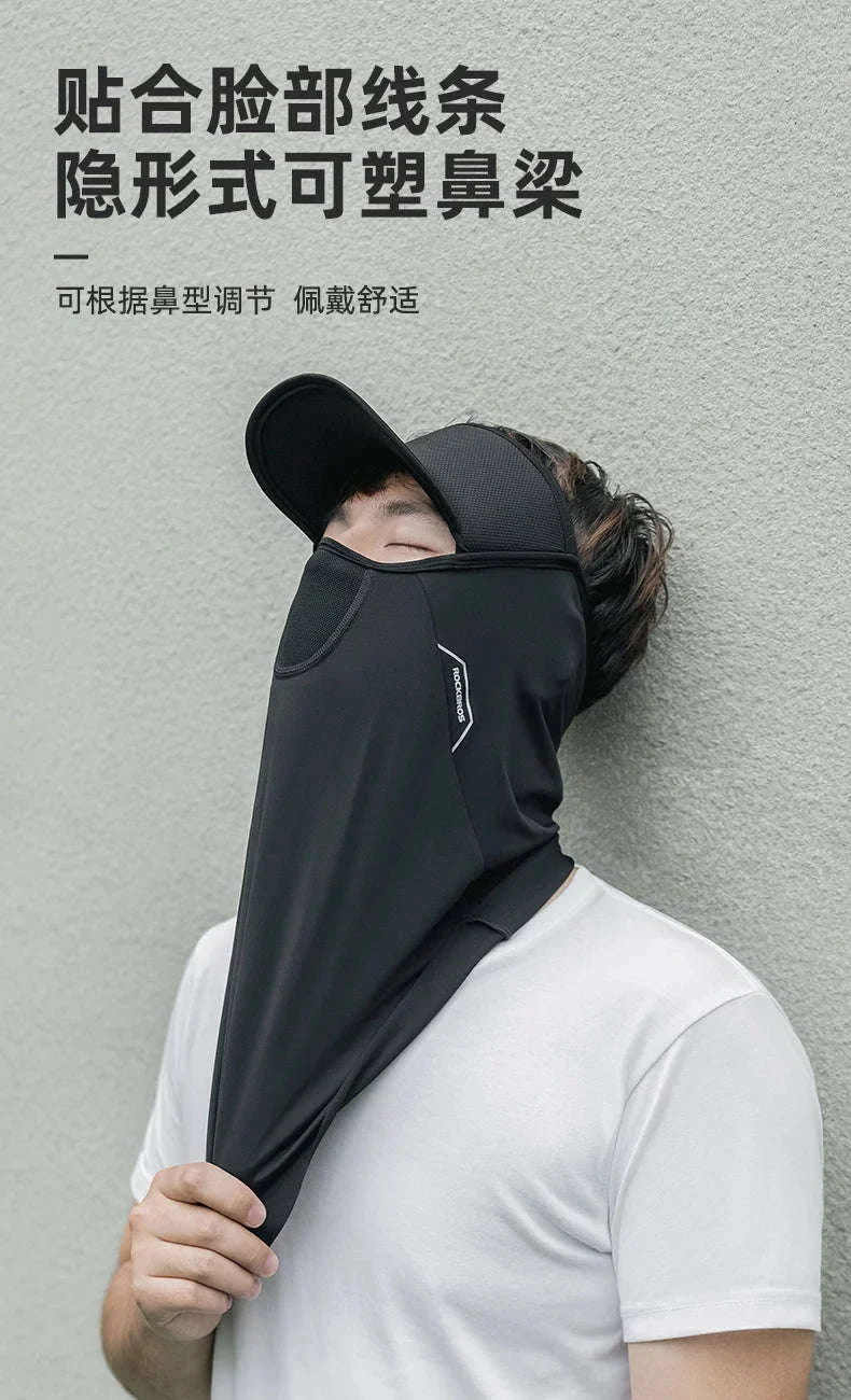 Breathable Ice Silk UV Face Scarf Mask for Sun Protection Outdoors - Image 15