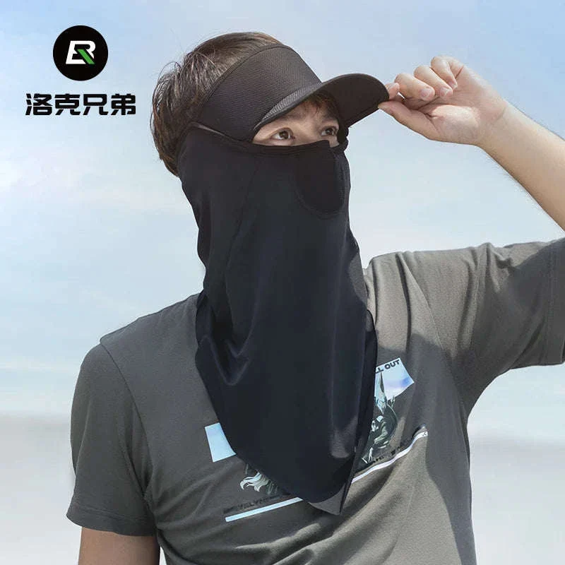 Breathable Ice Silk UV Face Scarf Mask for Sun Protection Outdoors - Image 2