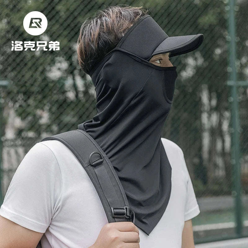 Breathable Ice Silk UV Face Scarf Mask for Sun Protection Outdoors - Image 3