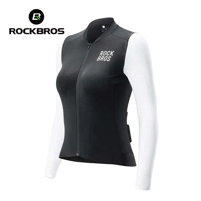 Women’s Long Sleeve Cycling Jersey Breathable Stretch Bike Shirt - Image 25