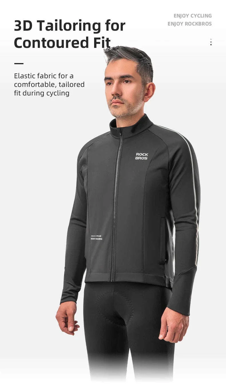 Women’s Winter Cycling Jacket with Fleece Lining and Windproof Design - Image 13