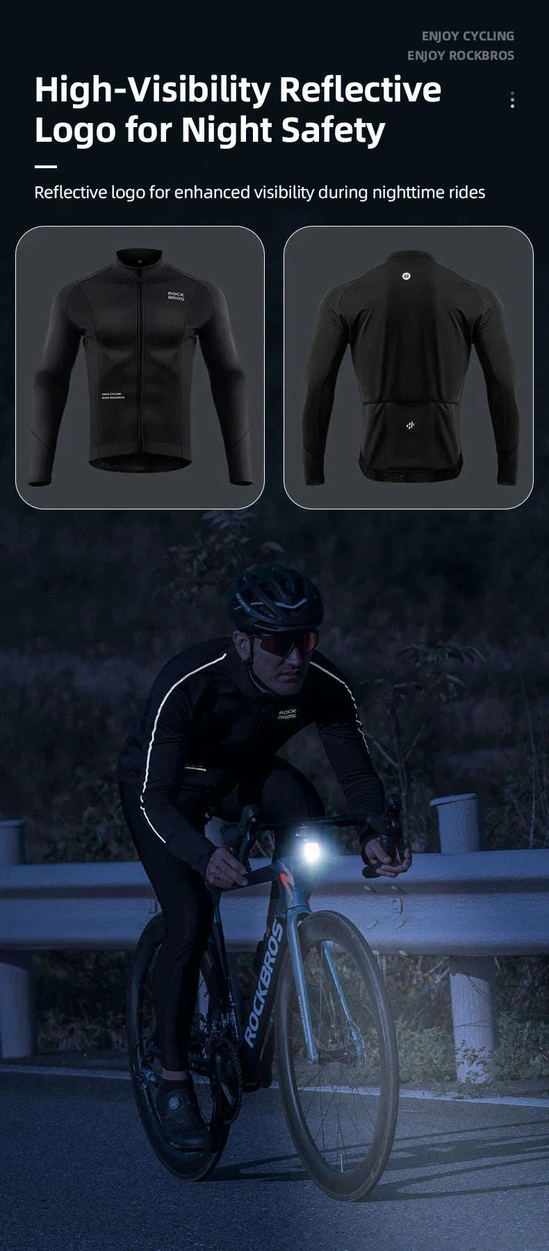 Women’s Winter Cycling Jacket with Fleece Lining and Windproof Design - Image 15