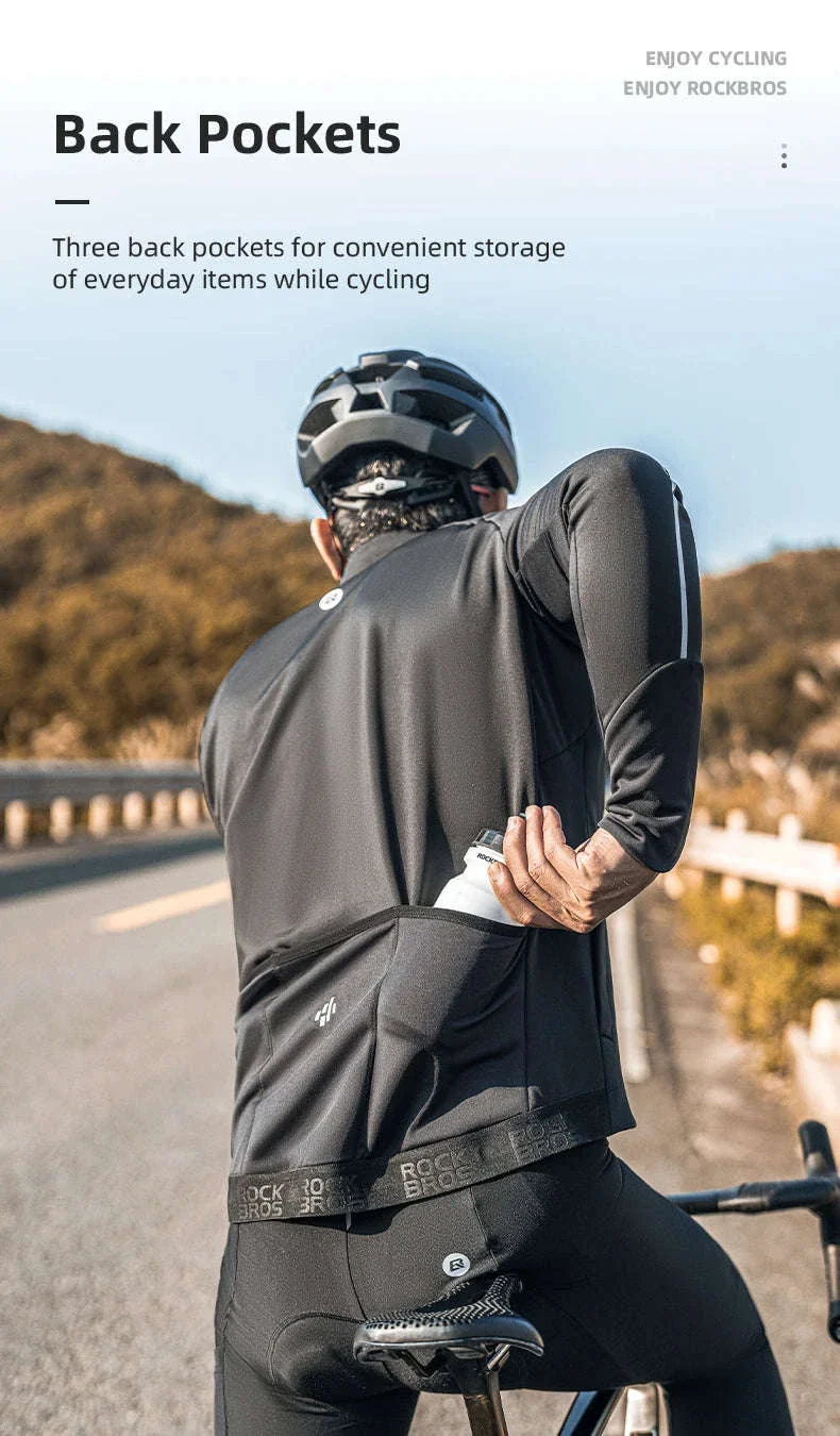 Women’s Winter Cycling Jacket with Fleece Lining and Windproof Design - Image 17