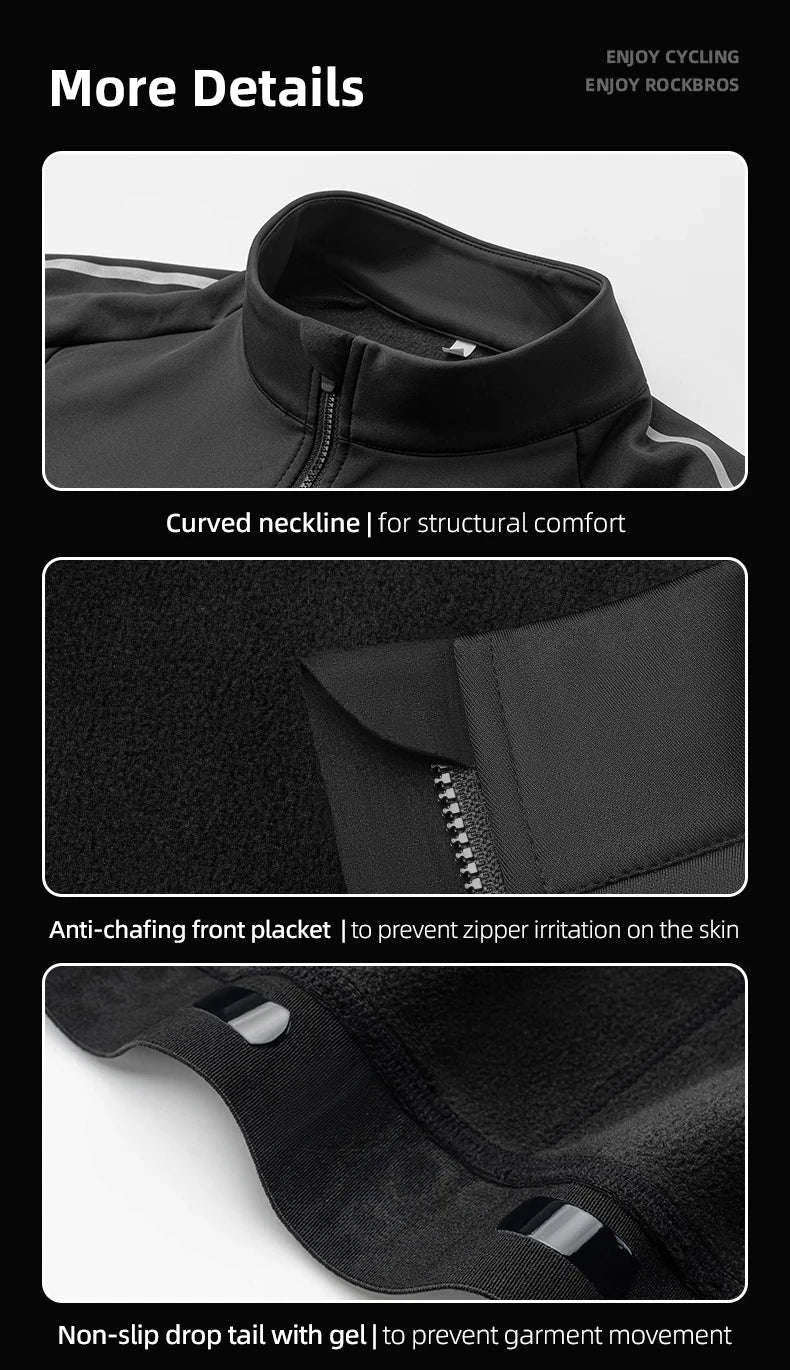Women’s Winter Cycling Jacket with Fleece Lining and Windproof Design - Image 18