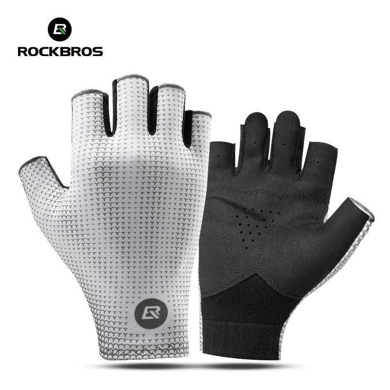Breathable Half Finger Cycling Gloves with Anti-Slip Grip - Image 20
