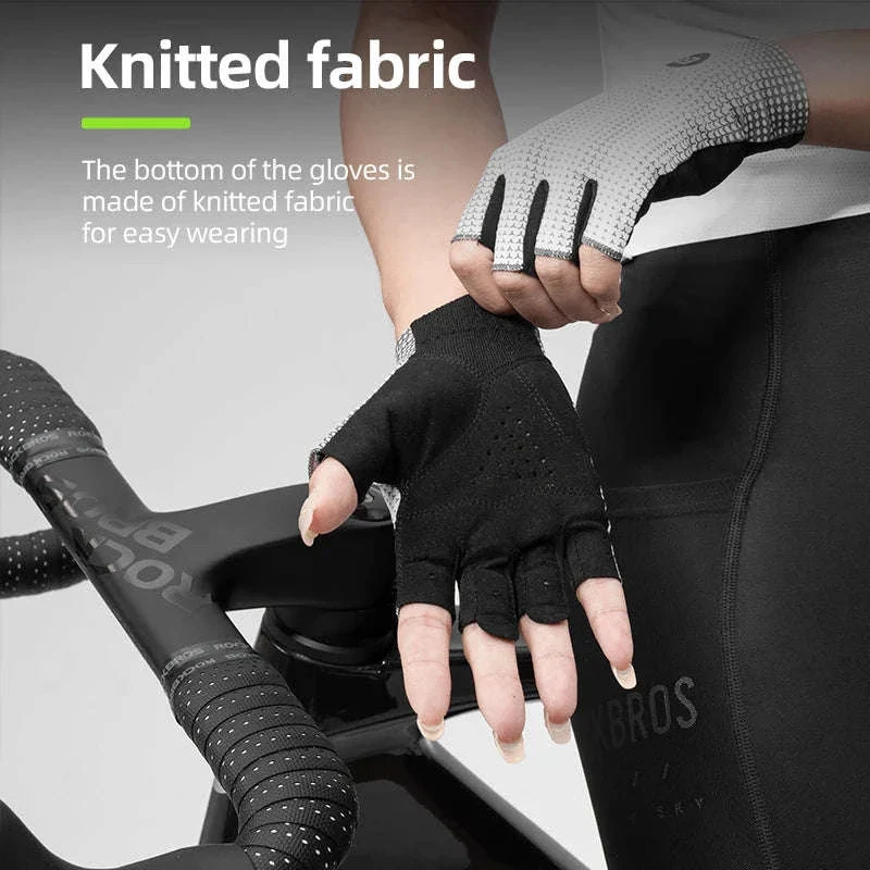 Breathable Half Finger Cycling Gloves with Anti-Slip Grip - Image 4