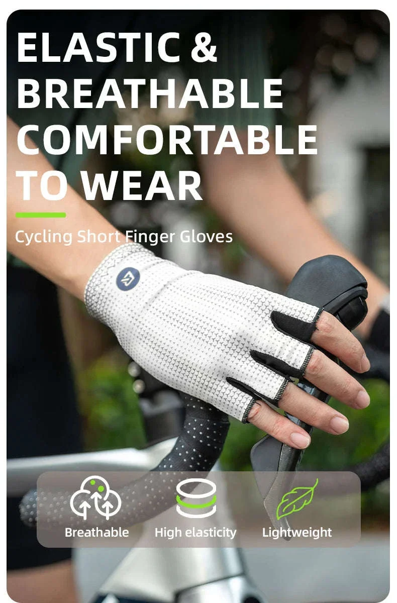 Breathable Half Finger Cycling Gloves with Anti-Slip Grip - Image 7