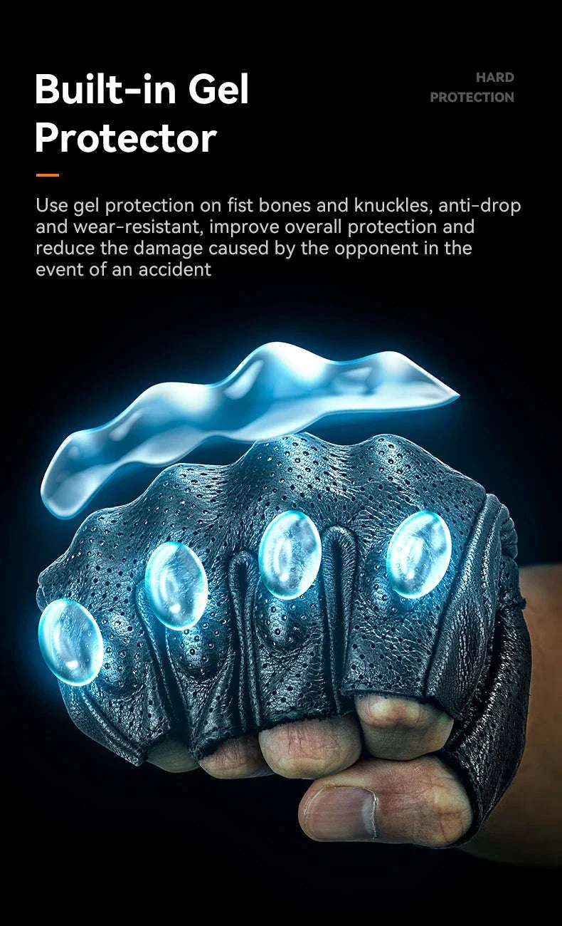 Half Finger Cycling Gloves with Gel Padding Breathable Summer Fit - Image 10
