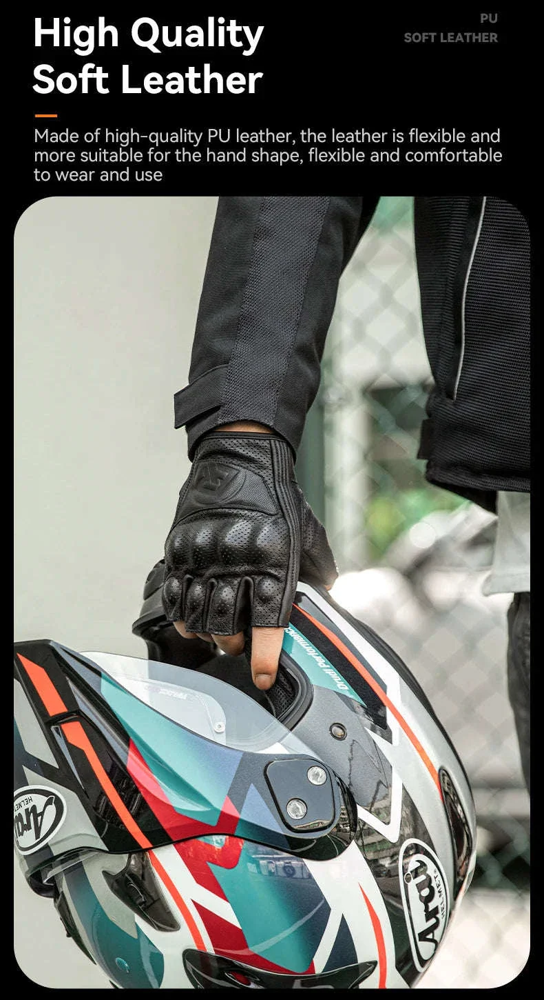 Half Finger Cycling Gloves with Gel Padding Breathable Summer Fit - Image 11