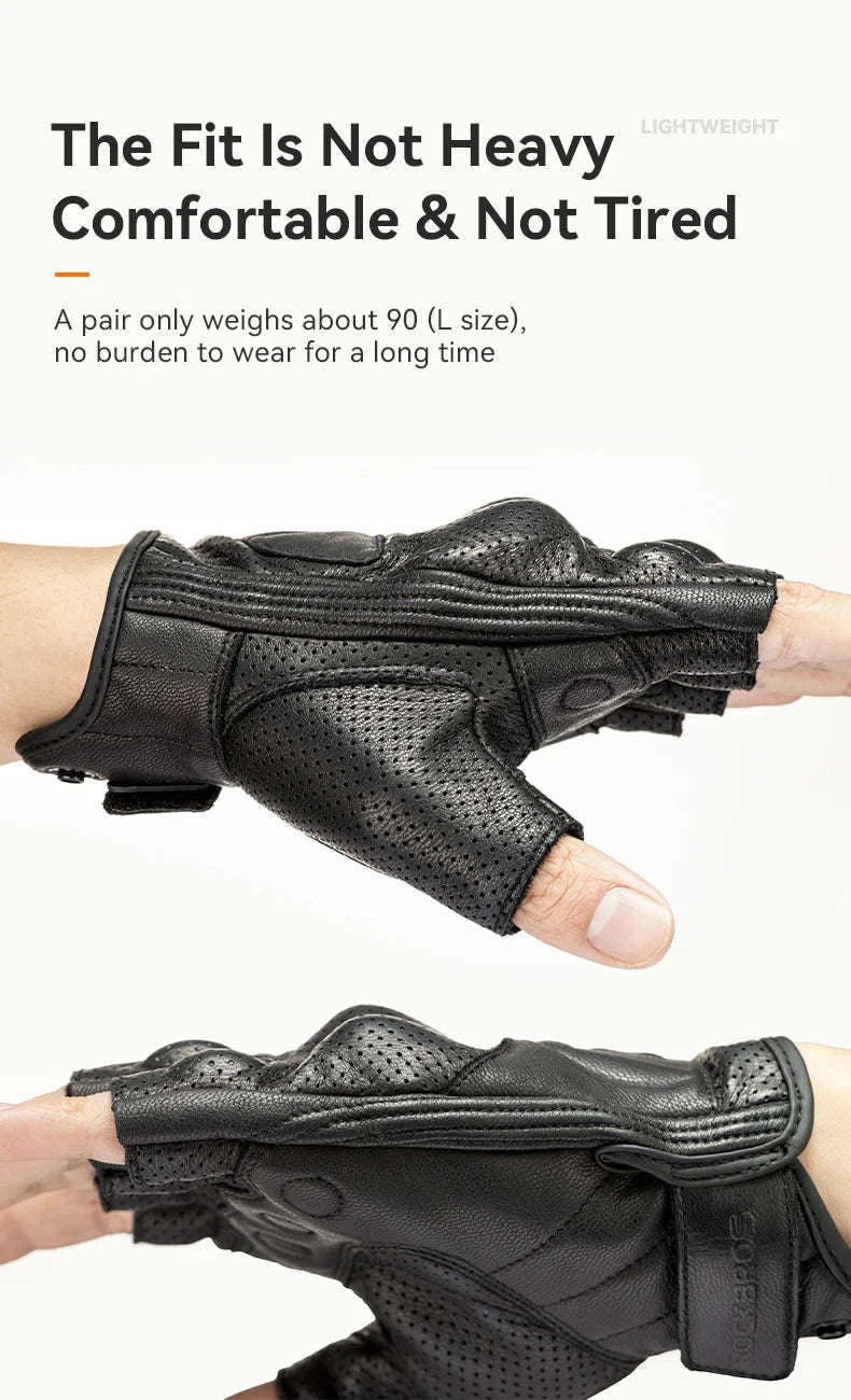 Half Finger Cycling Gloves with Gel Padding Breathable Summer Fit - Image 16