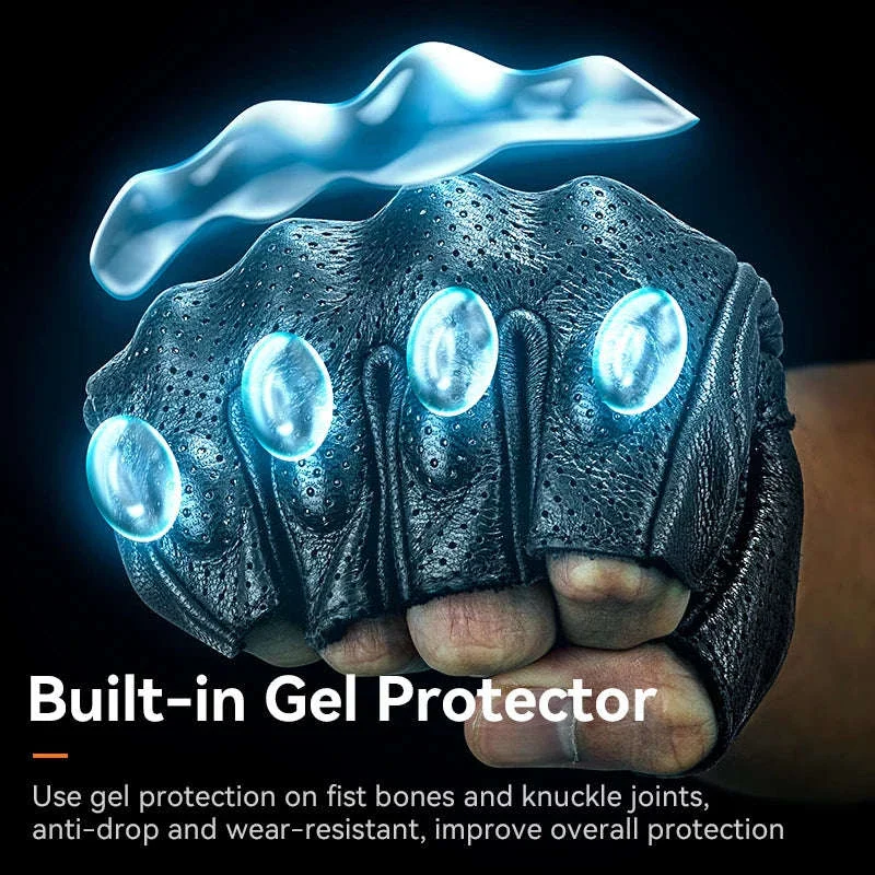 Half Finger Cycling Gloves with Gel Padding Breathable Summer Fit - Image 2