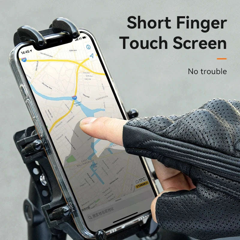 Half Finger Cycling Gloves with Gel Padding Breathable Summer Fit - Image 3